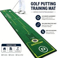 Tapis de putting de golf personnalisé avec impression de logo pour cadeaux d'entreprise, green d'entraînement de golf pliable OEM pour événements promotionnels de marque