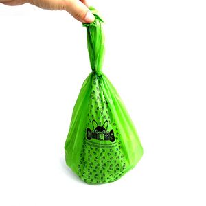 Eco Friendly Handle Tie Organic Dog Poop Bags <b>Small</b> Corn Starch Biodegradable <b>Compostable</b> Dog Poo Bags - Product Image 5