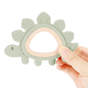 <span class=keywords><strong>Top</strong></span> bán có hoặc không có vòng tròn bằng gỗ bé Teether đồ chơi Silicone <span class=keywords><strong>teethers</strong></span> cho bé - Product Image 4