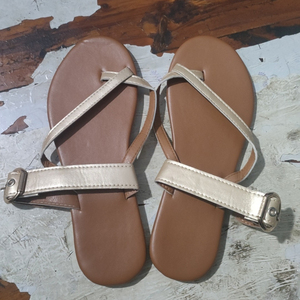 Sandalias Casuales de Verano para Mujer con Tira Ancha y Diseño Espigado de Espiga, Suela Plana - Product Image 6