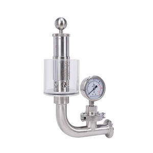 Vanne <span class=keywords><strong>de</strong></span> décharge <span class=keywords><strong>de</strong></span> <span class=keywords><strong>pression</strong></span> à trois colliers <span class=keywords><strong>de</strong></span> 1,5 po avec jauge et indicateur - Product Image 2