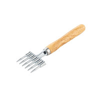 Ciseau à glace en aluminium personnalisé et outil à whisky en forme de cône, ustensile de bar pour barman, fourchette à glace hexagonale 220x60mm