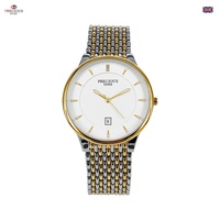 Montre de luxe pour homme de haute qualité avec logo personnalisé, bracelet minimaliste en acier inoxydable, montre à quartz, montre à marque privée