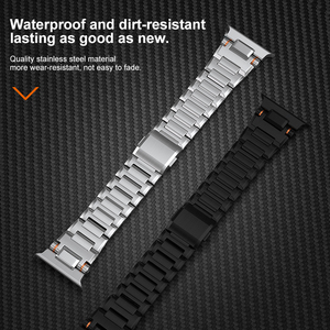 Eraysun traspirante per <span class=keywords><strong>Apple</strong></span> <span class=keywords><strong>Watch</strong></span> Ultra 3 2 genuino a forma di I-shaped meccanico stile I <span class=keywords><strong>Watch</strong></span> 11 <span class=keywords><strong>acciaio</strong></span> per <span class=keywords><strong>Apple</strong></span> <span class=keywords><strong>Watch</strong></span> Band di lusso - Product Image 6