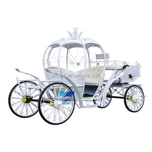 Paardenkoets/Elektrische pompoenkoets Huwelijkskoets 4-wiel Speciaal transport Paardenkar Hot Sale - Product Image 5