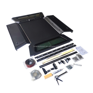 Accesorios de acero inoxidable para camionetas <span class=keywords><strong>Land</strong></span> <span class=keywords><strong>Cruiser</strong></span> Prado LC79, tapas de cama con bloqueo, toldo de techo rígido impermeable para Camper - Product Image 6