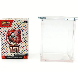 Caja Protectora Personalizada Reciclable para Acrílico 151 Booster Bundle, Caja de Exhibición con Tapa Magnética Preensamblada, Protector Clásico para Scarlet - Product Image 3