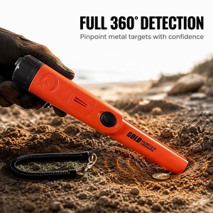 เครื่องตรวจจับโลหะแบบพกพา Gold Hunter TMR กันน้ำ พร้อมระบบ Pinpointer ชาร์จผ่าน USB สำหรับค้นหาทองคำใต้ดินในพื้นดินลึก - Product Image 1