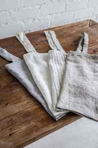 Grand sac fourre-tout en lin vintage pour femme - Sac de courses spacieux avec design personnalisable - Product Image 2