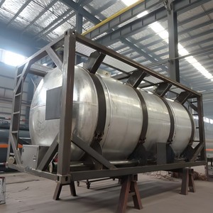 Contenedor de Acero Inoxidable ISO de 40 Pies x 20 Pies para Transporte de Productos Químicos Inflamables, Sódicos, Ácidos y Alcalinos - Product Image 4