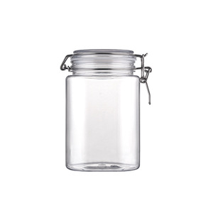 Miệng Rộng Kẹo Cà Phê Mật Ong Snap Khóa Vuông Silicon Canister Không Khí Chặt Chẽ Chân Không Nhà Bếp Lưu Trữ <span class=keywords><strong>Container</strong></span> Với Clip Top Nắp - Product Image 1