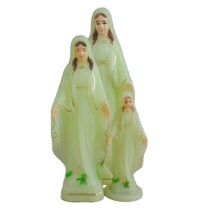 Statues religieuses de la Vierge Marie éclairées pour la décoration de la maison - Product Image 1