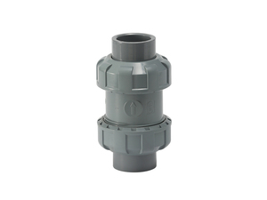 Válvula de Retención de Tipo Vertical de Elevación COVNA DN15 1/2 Pulgada 200 WOG BSPP con Rosca Hembra de UPVC en Línea - Product Image 4