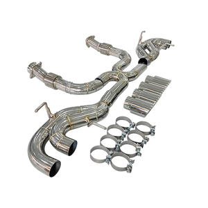 Sistema de escape <span class=keywords><strong>deportivo</strong></span> de acero inoxidable 304 de ajuste directo 2021-2024 <span class=keywords><strong>Chevy</strong></span> Corvette C8 Z51 tubos de escape mejorados - Product Image 1