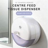 Distributeur de papier mural en plastique ABS grande capacité pour rouleaux jumbo – Supports commerciaux pour papier toilette