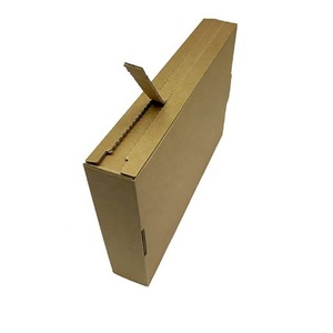Boîte d'expédition pliable en carton ondulé avec fermeture éclair et bande <span class=keywords><strong>de</strong></span> déchirement pour cosmétiques, vente au détail, petites entreprises, vente en gros - Product Image 5