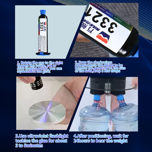 Wanjian UV keo 352 3103 3106 3311 3321 Y Tế cấp tia cực tím ánh sáng có thể chữa được y tế dính UV vô hình keo - Product Image 5