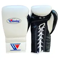 Professional winning Boxing Gloves Kickboxing Bag work Gel Sparring Training Muay Thai Style Punching Fight Gloves