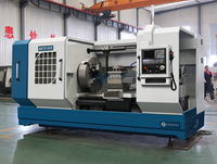 Tour à fileter CNC QKD1335 avec largeur de guidage de 755 mm, tour CNC à banc monobloc avec système GSK