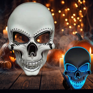 Máscara LED 3D de Fantasma para Halloween, Disfraz para Fiestas, Cosplay, Festivales al Aire Libre, Decoración para Fiestas de Disfraces, Regalo de Cumpleaños para Adolescentes - Product Image 3