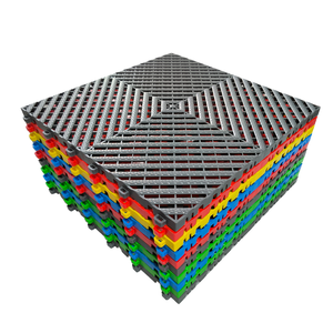 Baldosas Modulares Rígidas de PVC para Piso de Garaje, Coloridas, Encajables, Antideslizantes, Impermeables, con Diseño Gráfico, Tapetes para Piso de Garaje, para Autos - Product Image 4