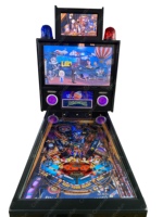 Machine de jeu d'arcade numérique à monnayeur, flipper virtuel 4K 120Hz à retour de force complet, avec quatre écrans de 49 pouces, modèle Factory
