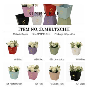 SINOWRAP, recién llegado, bolsa <span class=keywords><strong>de</strong></span> embalaje <span class=keywords><strong>de</strong></span> ramo <span class=keywords><strong>de</strong></span> flores Kraft rapezoid, bolsa <span class=keywords><strong>de</strong></span> embalaje <span class=keywords><strong>de</strong></span> floristería con asa para cursos florales - Product Image 6