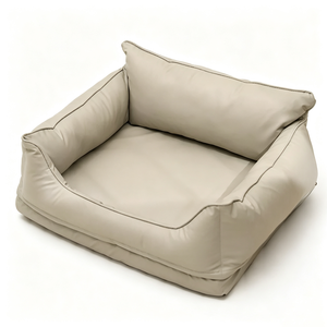 Solid Color Leather Pet <b>Sofa</b> Bed Waterproof Removable Cover <b>Dog</b> Cat Bed <b>Sofa</b> Pet Nest For Small <b>Dogs</b> - Product Image 4