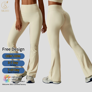 Женские спортивные расклешенные леггинсы - Product Image 1