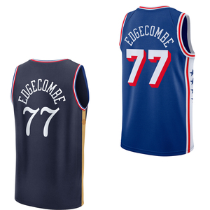 2025 Hommes Philadelphie # Maillots de basket personnalisés Edgecombe 77, chemises brodées, uniformes pour jeunes - Product Image 1