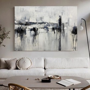 Handmade Wall <strong>Art</strong> <strong>Canvas</strong> Painting Abstract Calligraphy <strong>Art</strong> Picture Artistic Wall Decor Modern Artwork <strong>Custom</strong> Painting Quadri - Product Image 3