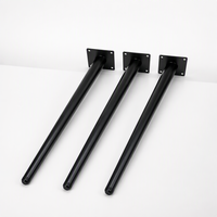 Patas Metálicas Cónicas de Estilo Moderno para Muebles Resistentes, para Mesa de Comedor, Cocina y Uso en Hoteles, Diseño de Lujo