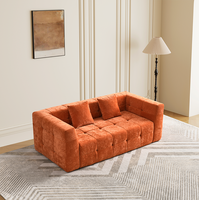 Canapé sectionnel modulaire en tissu moderne européen Matériau de remplissage en éponge durable pour la maison Salon Hôtels