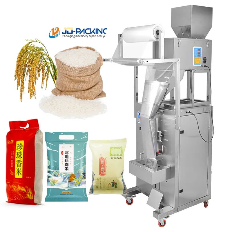 1G-5Kg 자동 수직 미니 쌀 퍼프 쌀 가방 포장 포장 기계 소기업