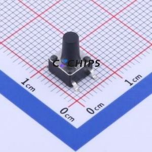 K2-1102SP-L4SC-04 Tactile Switch SMD-4P,6x6mm Switch 2.5N Vertical Mount 6mm 6mm - Product Image 1