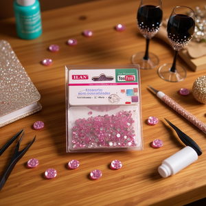 Strass Ilan 4 mm rosa per artigianato e decorazioni - Product Image 3