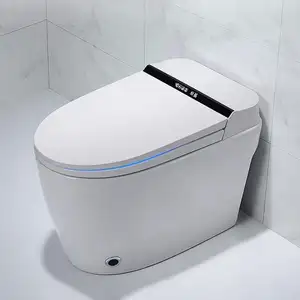 Kamar Mandi Dipanaskan S Perangkap Tidak Ada Tekanan Air Siram Otomatis Menakjubkan Mewah Chaozhou Toilet Wc Keramik Cerdas