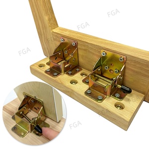 फर्नीचर टेबल पैर Foldable ताला 90 डिग्री तह ब्रैकेट काज - Product Image 3