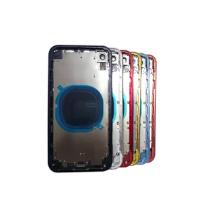 Commercio all'ingrosso a buon mercato del telefono cellulare alloggiamento posteriore della porta di riparazione della parte posteriore della <span class=keywords><strong>batteria</strong></span> dello Smartphone custodia in vetro <span class=keywords><strong>con</strong></span> telaio per iPhone XR - Product Image 3