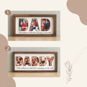 <span class=keywords><strong>Cadre</strong></span> photo <span class=keywords><strong>personnalisé</strong></span> de <span class=keywords><strong>papa</strong></span> d'usine cadeau du père en bois cadeau du père en bois <span class=keywords><strong>personnalisé</strong></span> - Product Image 5