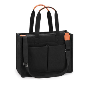 Travel College Office Crossbody Work Laptop <b>Bag</b> Women Canvas <b>Tote</b> <b>Bag</b> with Mutil Pockets - Product Image 1