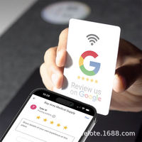 Tarjeta con Código QR Reutilizable, Tarjeta Inteligente NFC, Tarjeta de Control de Acceso NFC de 13.56MHz Resistente al Agua y a la Intemperie