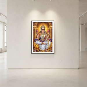 Arte de Pared en Lienzo, Marcos con Fotos de Dioses Hindúes para Pooja, Arte de Pared Indio para Sala de Estar, Oficina en Casa, Sala de Pooja, Templo Pequeño - Product Image 5