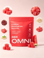 Gommes de créatine monohydrate pour la force musculaire, le soutien énergétique, la nutrition sportive, vente en gros, OEM, étiquette privée