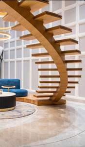 Prima Modern <span class=keywords><strong>Interior</strong></span> Straight Staircase Hoteles Steel Stringer Escaleras Uso en interiores <span class=keywords><strong>Escalera</strong></span> de vidrio <span class=keywords><strong>y</strong></span> <span class=keywords><strong>madera</strong></span> - Product Image 5