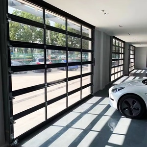 American Master Residencial <span class=keywords><strong>Florida</strong></span> Bien Aprobado 18x8 Puerta de garaje sin marco de vidrio negro - Product Image 6