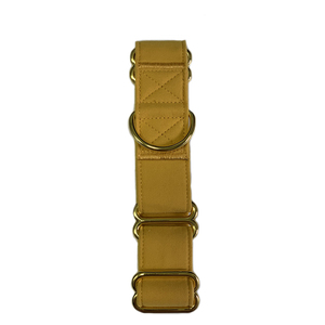 Collar de Perro <span class=keywords><strong>Martingale</strong></span> Ajustable de Alta Calidad, Lujoso, Suave y Cómodo, con Anillo en D de Metal Dorado, al por Mayor - Product Image 6