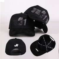 Casquette de baseball en twill de daim noir à 5 panneaux, nouveau design personnalisé, haute couture, unisexe, strass, luxe, hip-hop, respirante, imperméable