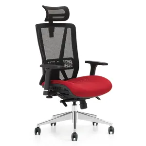 Silla ergonómica de oficina, estilo giratorio, ergonómica, de malla, 2020