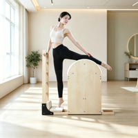 Baril d'escalier Pilates professionnel en bois d'érable massif de qualité supérieure, durable, de qualité commerciale, pour l'entraînement de force corporelle